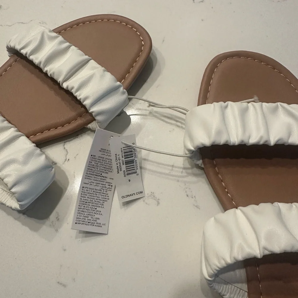 Old Navy Women's White Sandals - Picture 5 of 5